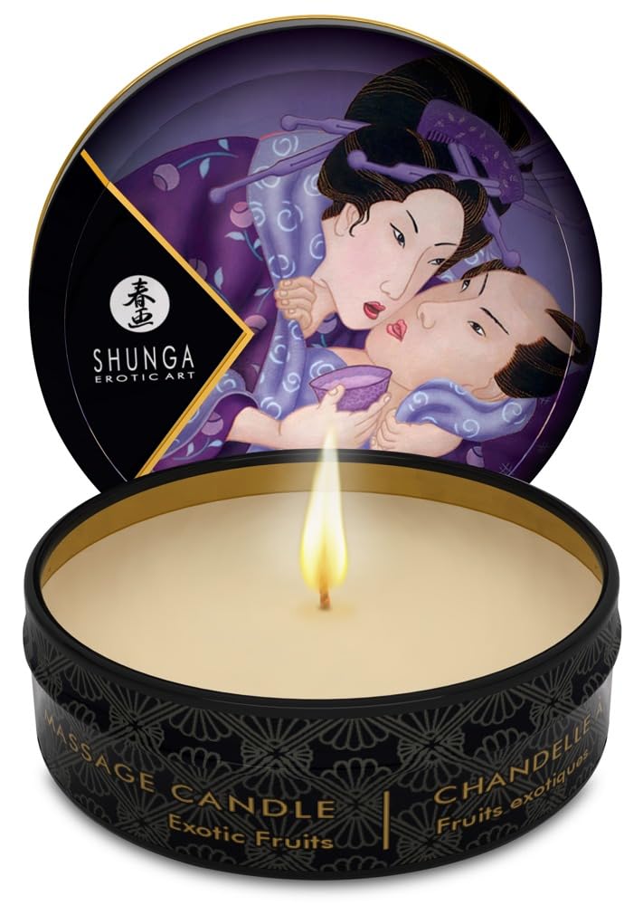 Shunga Massage Candle Exotic Fruits 30 ml Transparent