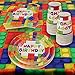 82 Piece Building Blocks Party Supplies Set Including Banner, Plates, Cups, Napkins, and Tablecloth, Serves 20