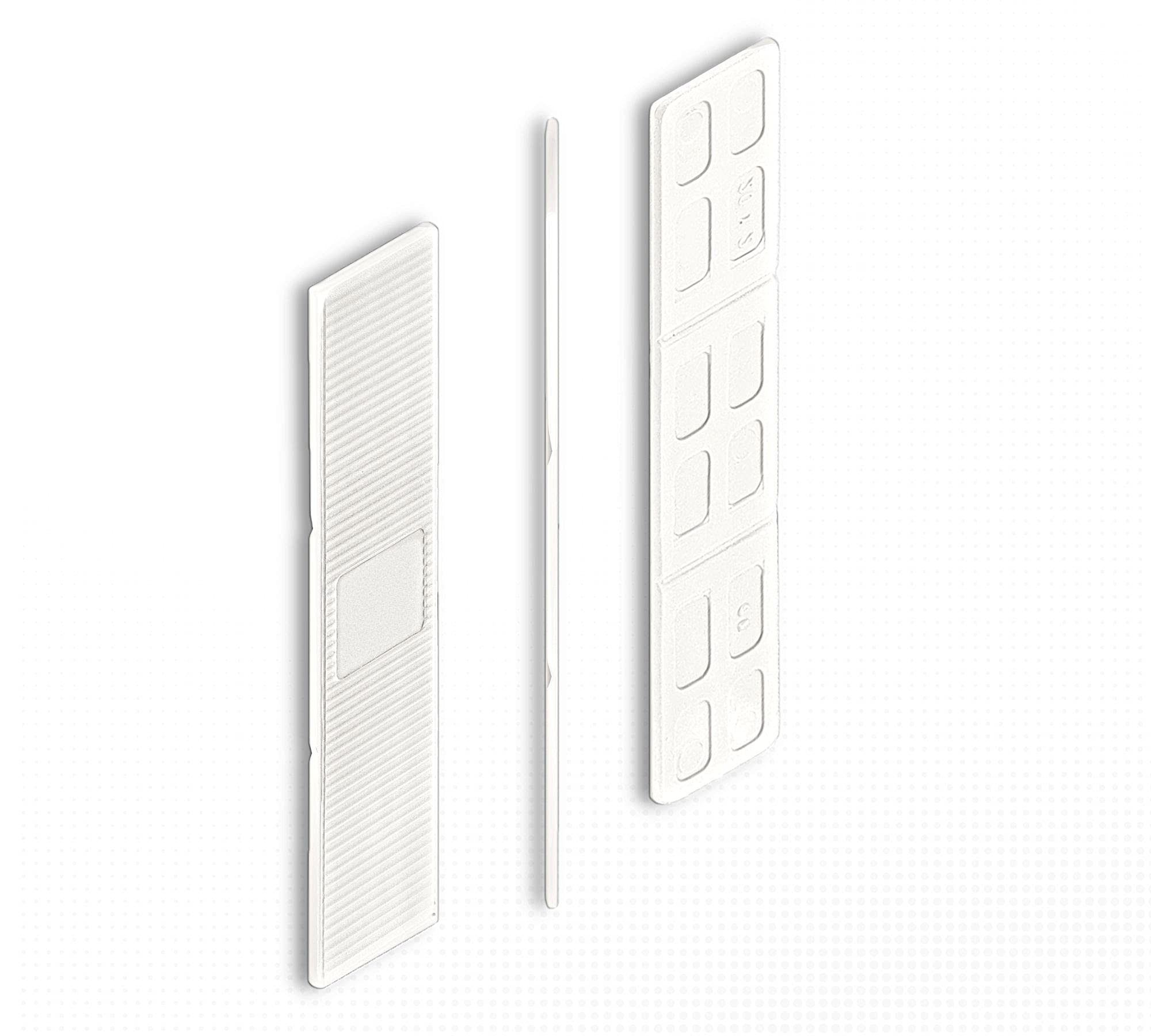 DOJA BARCELONA | 1mm Plastic Wedges | Pack 300 | Glazing Blocks, Spacer Plates, Leveling Blocks