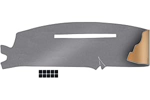 QUYDDC Upgrade Dacron Dashboard Cover Fit for 1997-1999 Chevro-let Tahoe/ K1500/ K2500/ K3500/ C1500/ C2500/ C3500 Effective Anti Glare, Reduce Reflection, Sun Protection, Dust Proof, UV-Proof -Grey