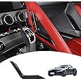 JONKOKO ABS Car Console Center Gear Shift Side Strip Trim Cover for Jaguar F-Type 2013-2024 Gear Shift L-Shaped Right Side Cover Trim Accessories (Carbon Fiber)