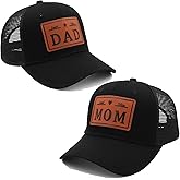 xywlwoer Mom and Dad Hats Dad to Be Trucker Hat Fathers Day Dad Mom Gifts Baseball Cap New Parents Gifts for Couples
