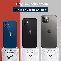Goodon Designed for iPhone 12 Mini Case with Screen