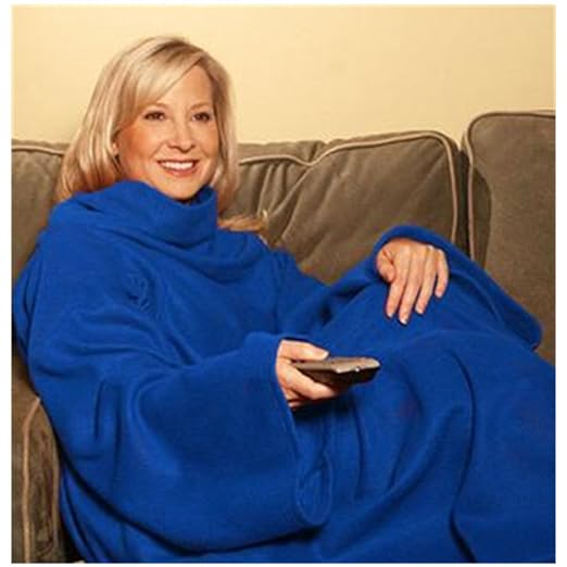 Union Tesco Snuggle Wrap Blanket with SleevesBlue Amazon.co.uk