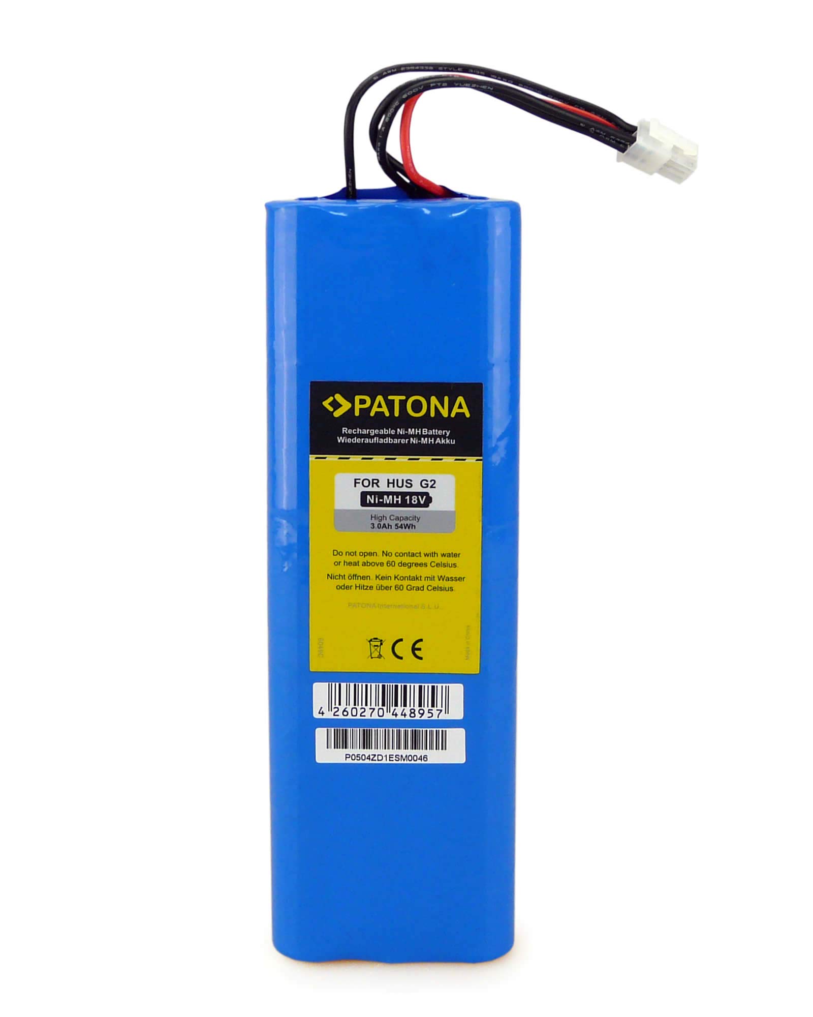 Ni-Mh 3,000 mAh, 18 V Battery for Husqvarna Automower G2 / Automower SH / Automower 210 AC / Automower 220 AC / Automower 230 ACX (2x Batteries requested) / Automower Solar Hybrid