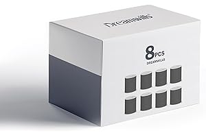 DREAMWILLS Faucet Filter Replacement, 8pcs Carbon Fiber