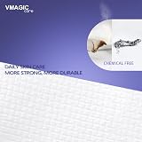 VMAGIC CARE Disposable Face Towels 120ct Cotton Wipes Ultra Soft 20x20cm EF view 4