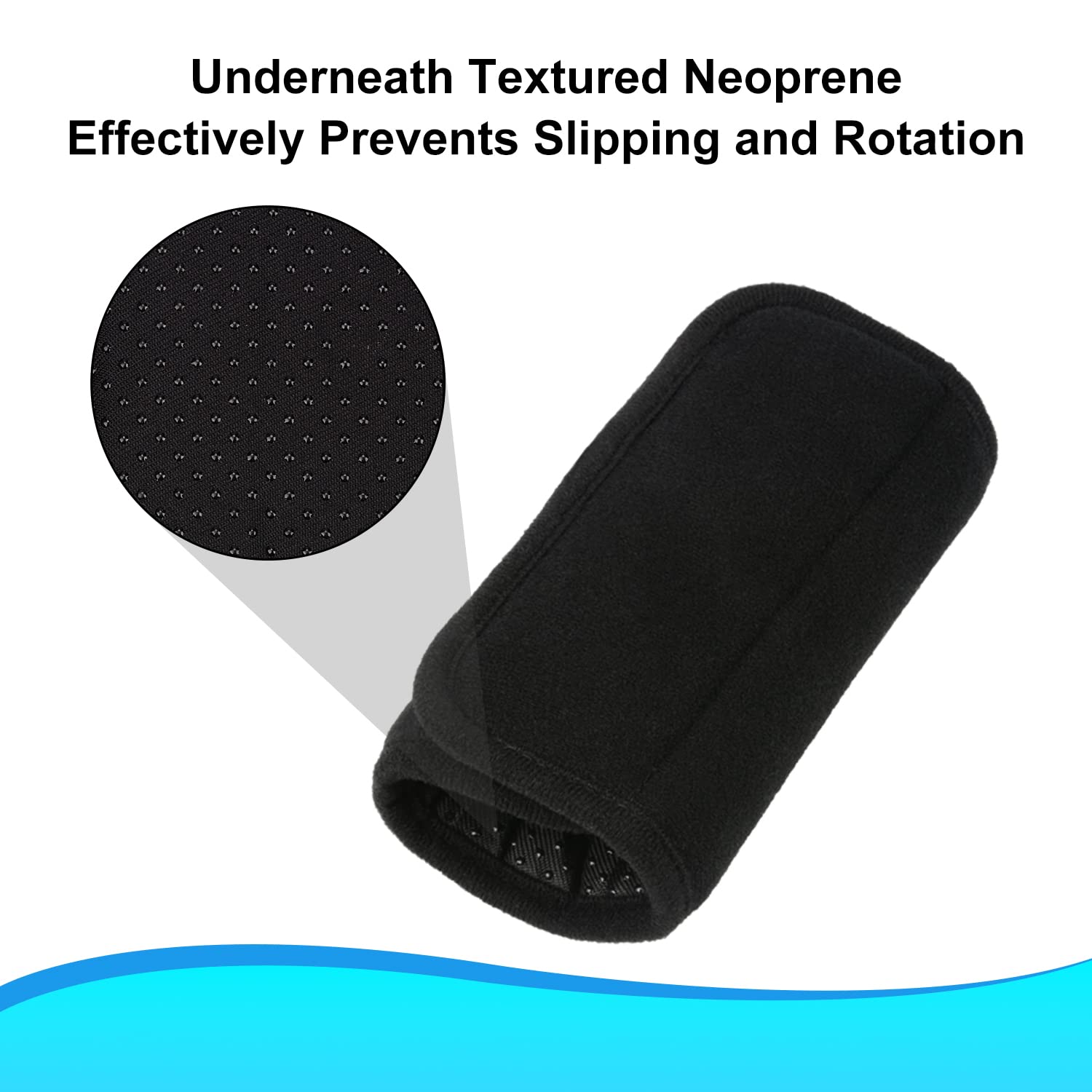 supregear Walker Grips (2 Pack), Soft Padded Hand Covers, Non-Slip Comfortable Cushion Padding for Folding Walker Handle, Moisture Wicking Mobility Accessory
