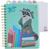 Disney Princess Journal Notebook, Spiral Bound, 144 Lined Pages, 8 x 7 inches, Light Green, Disney Princess Movie Characters