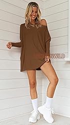 LETSRUNWILD Tunic Tops to Wear with Leggings Fall