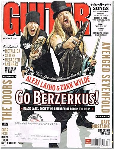 Guitar World Magazine (October 2010) Zakk Wylde & Alexi Laiho / Avenged Sevenfold