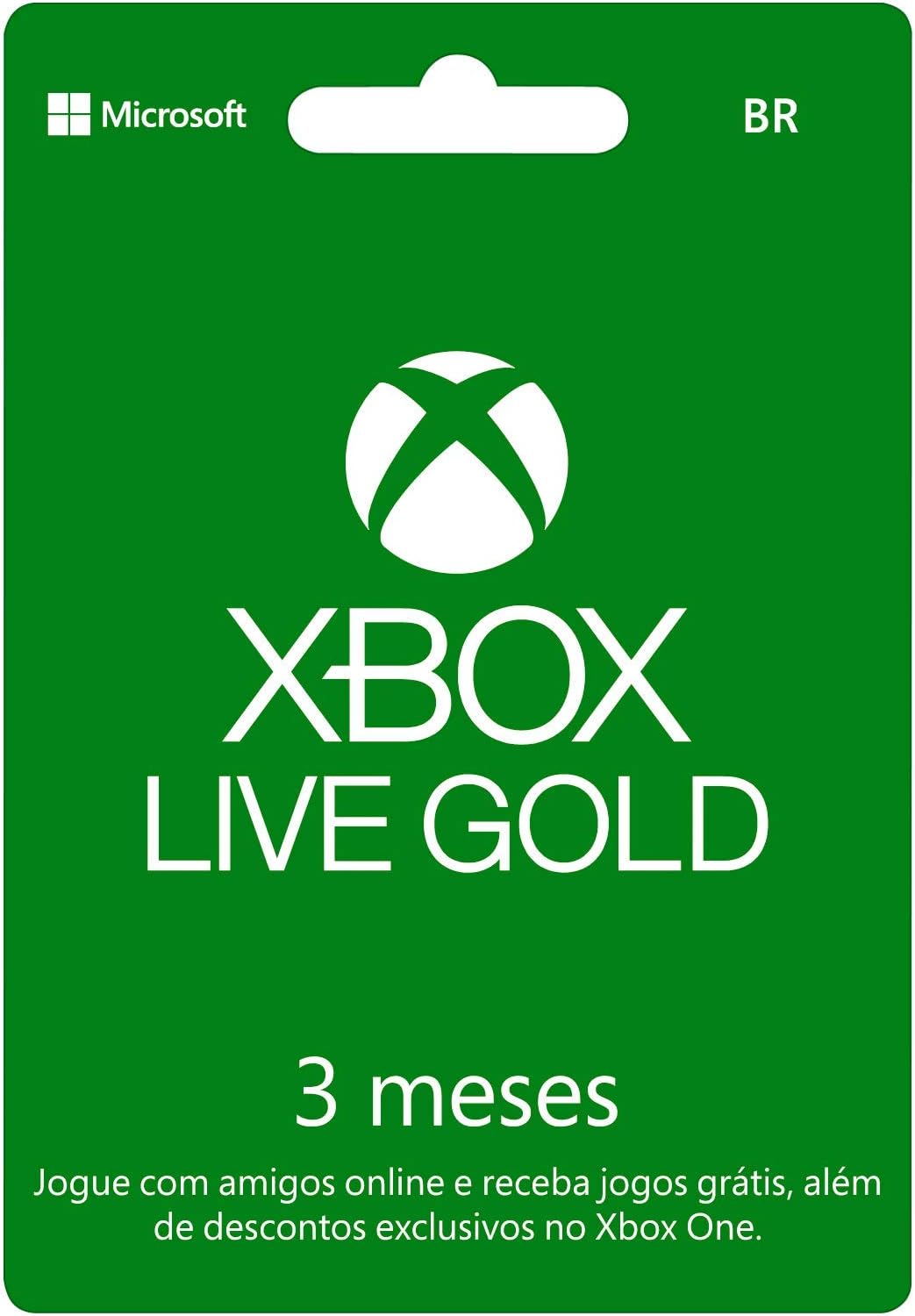 Microsoft Xbox Live Gold 3 Meses Cart o F sico Em Promo o No Microsoft xbox live gold 3 meses cart o f sico em promo o no