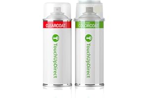 TouchUpDirect 1F7 Classic Silver Metallic Compatible with Toyota Exact Match Touch Up Paint Aerosol - Essential Kit
