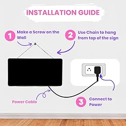 Ultrathin & Aesthetic LED 'Restroom' Sign by SMOKE
