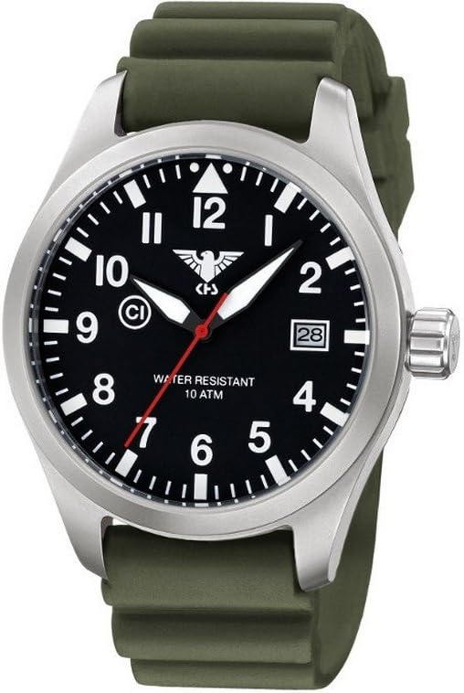Tactical Watches Airleader Steel KHS. Airs. Do Stainless Steel Diver Olive