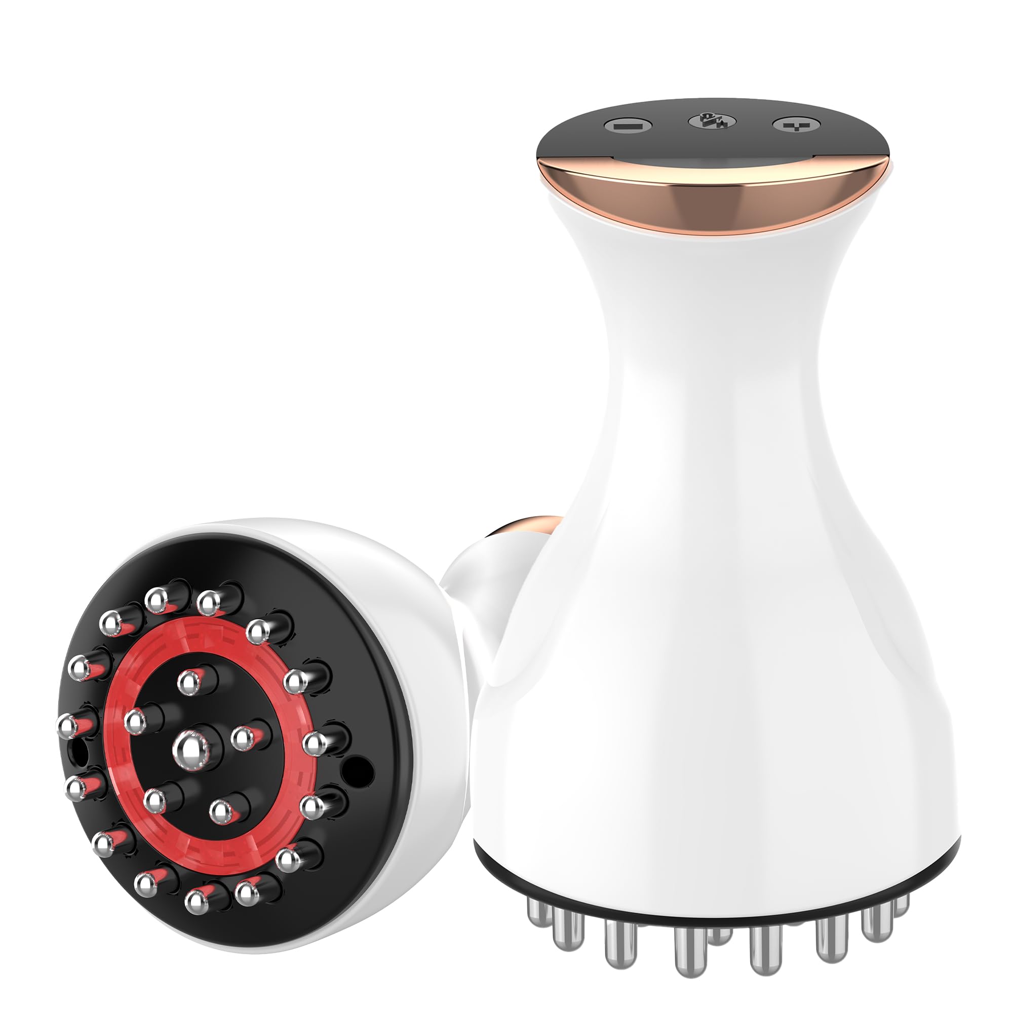 Photo 1 of Lymphatic Drainage Massager, 35-Speed 4-in-1 Portable Lymphatic Drainage Tool Body Sculpting Machine Suitable for Abdomen, Arms, Back & Legs, Heat & Vibration Promotes Circulation sculptigue(white)