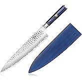 Cangshan KITA Series 10-Inch Chef's Knife, High Carbon X-7 Damascus Steel, 504012