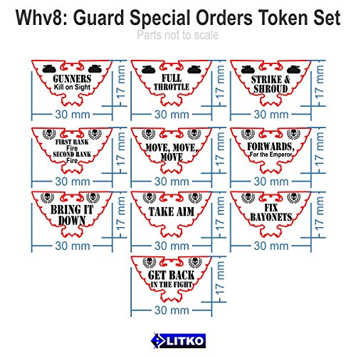 WHv8: Guard Special Orders Token Set, Translucent Green (10)