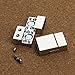 Linsoir Beads Brass Flat Magnetic Clasp 3X10MM Hole Magnetic End Cap for Flat Leather Cords Silver Plated 10 Pcs/lot