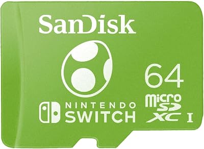 SanDisk 64GB microSDXC UHS-I for Nintendo Switch – Nintendo licensed