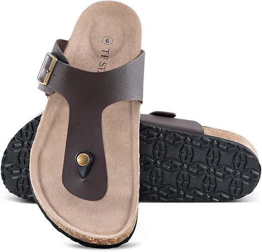 flip flops with buckle strap