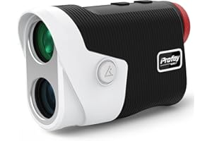 Profey Range Finder Golf Rangefinder with Slope, Rechargeable Laser Rangefinder Golfing & Hunting with Type-C, 6X Magnification Golf Range Finder with High-Precision Flag Locking Vibration