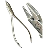 Premium German Stainless Orthodontic Aderer Plier 3 Prong Dental Wire Bending Plier Priple Beak Lab