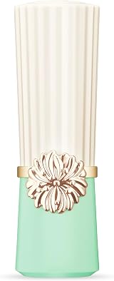 Paul & Joe Lipstick Case Paris Green Gold Chrysanthemum Refillable Makeup Holder view 1