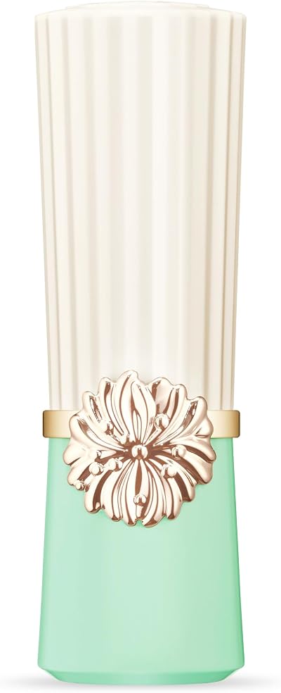 Paul & Joe Lipstick Case Paris Green Gold Chrysanthemum Refillable Makeup Holder