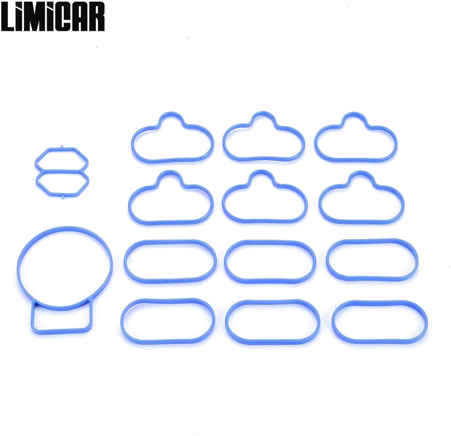 LIMICAR Engine Intake Manifold Gasket Set MS96124 Compatible with 2001 2002 2003 2004 Mazda Tribute Escape 3.0L V6