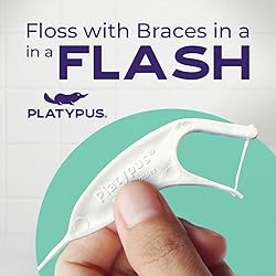 Platypus Orthodontic Flossers for Braces, 30 Count
