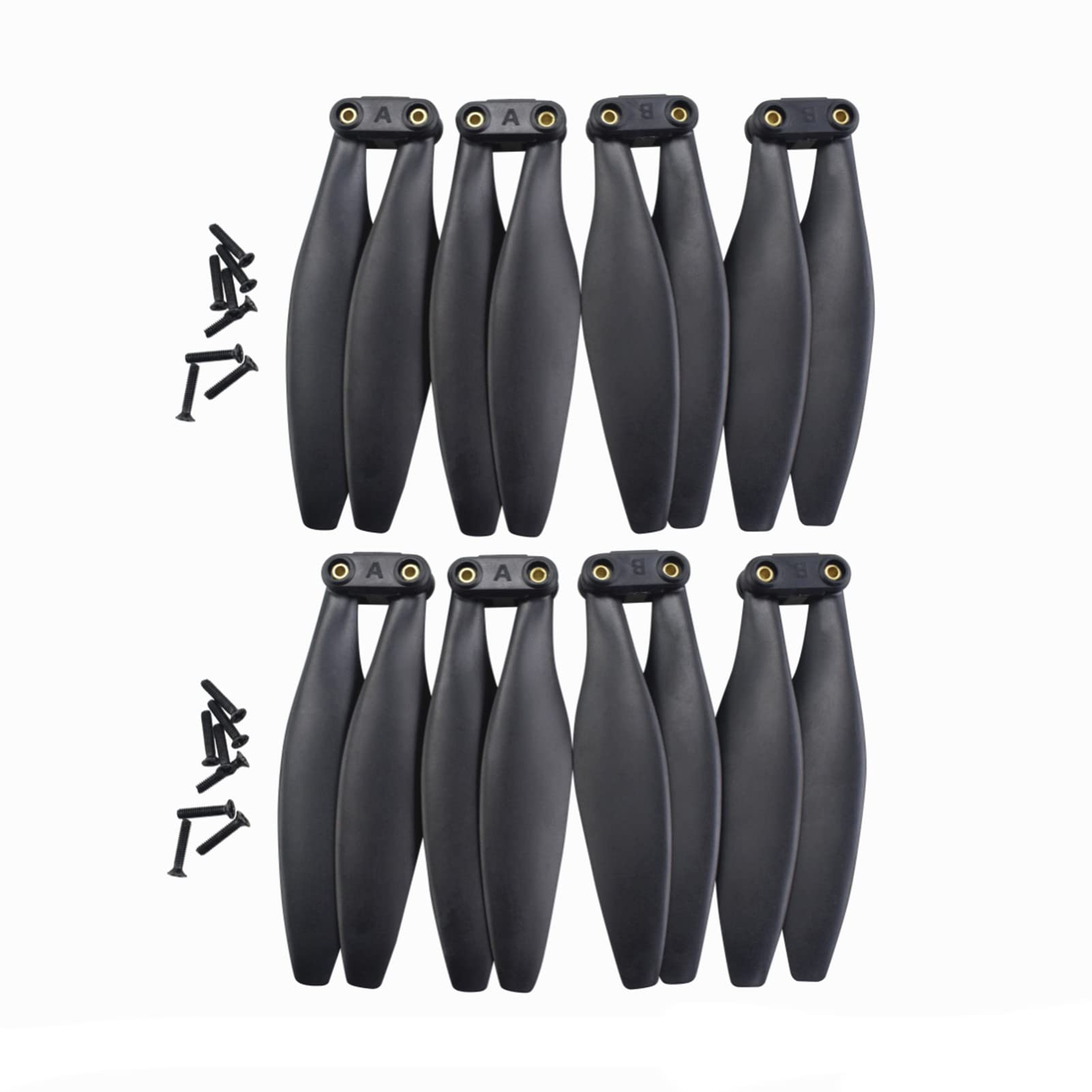 8PCS Quadcopter Blades for HS720 HS720E Brushless Folding Aerial Photography Four-axis Drone Spare Parts Remote Control Aircraft Folding Blades