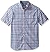 Nautica Men's Short Sleeve Plaid Button Down Shirt
