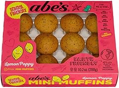Abe's Mini Lemon Poppy Muffin 12ct, 10.2 OZ