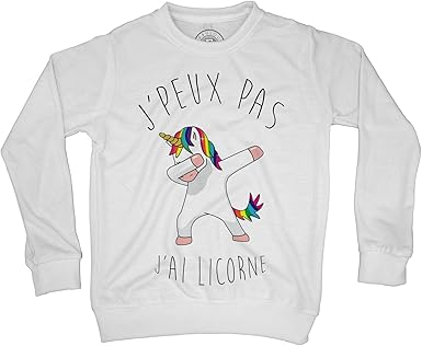 Gratuit Images Fabulous Sweat Shirt Enfant J Peux Pas J Ai Licorne Humour Dessin le plus cool salutations