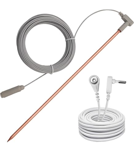 Earthing Ground Rod Copper Grounding Rod Kit - 12 Inch Rod With 40ft ...