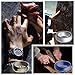 Egnaro Silicone Rings for Men with Half Sizes Inner Arc Ergonomic Breathable Design 7 Rings / 4 Rings / 1 Ring - Rubber Wedding Bands 8mm Wide 2.5mm Thick