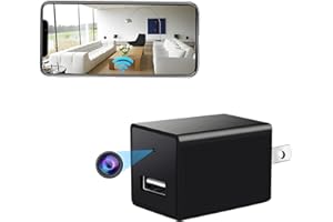 Sunggo Hidden Camera,HD Wireless Mini spy Camera for Office& Home Security Small Nanny Hidden Micro Camera with WiFi Compatible with iOS & Android