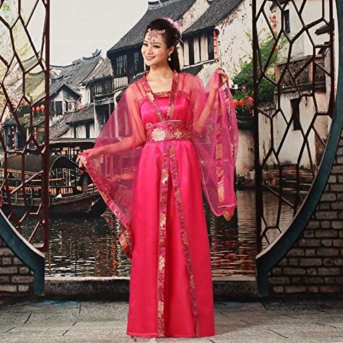 Cxlyq Hanfu Hanfu Oriental Dance Costumes National Costume Han Dynasty Ancient Chinese Woman Costume Chinese Folk Dance Fan Dress Clothing
