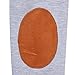 Cylyfmia Women's O Neck Long Sleeve Elbow Patch T-Shirt Dress