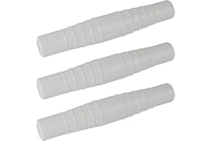 Gekufa Pool Hose Connector Coupling for 1-1/4 Inch and 1-1/2 Inch Swimming Pool Vacuums Cleaners or Filter Pump Hoses (Pack of 3)