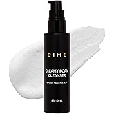 DIME Beauty Creamy Foam Cleanser, Foaming Face Wash, Daily Salicylic Acid Facial Cleanser for Oily Skin, 4 oz / 120 m