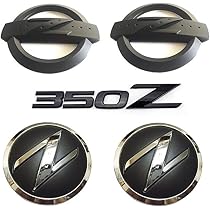 Amazon.com: New REPLACEMENT Metal 350Z Badge Kits Car Body Front ...