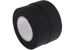 Menolana 2 Rolls Solid Color Cloth Ice Hockey Tape - Water Resistant and Wide and 33' Long ()