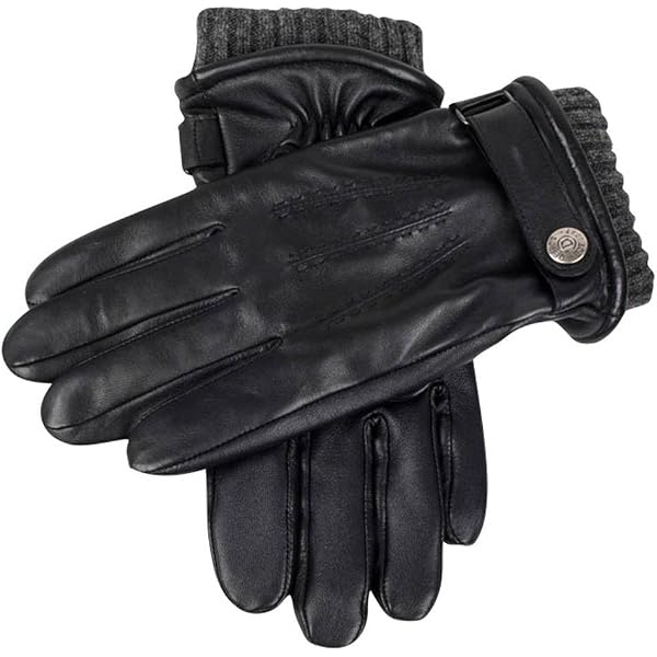 Dents Hastings Fleece Lined Hairsheep Leather Mens Gloves Medium