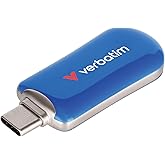 Verbatim 256GB Type C USB 3.2 Gen 1 Flash Drive USB-C Thumb Drive – Blue