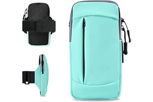 MOVOYEE Phone Holder for Running Armband Cell Phone Holder for iPhone 11 12 13 14 15 16e 16 Pro Max Xs Xr X Plus Mini Galaxy Ultra S25 Note Pouch Women Men Kids,Exercise Workout Arm Bands Bag Sleeve