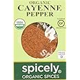 Spicely Organic Cayenne Pepper Powder (0.45 OZ ecoBox)