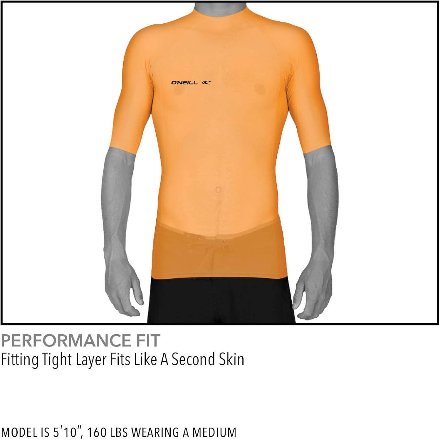 O'Neill Men's Reactor-2 1.5mm Short Sleeve Top: Clothing