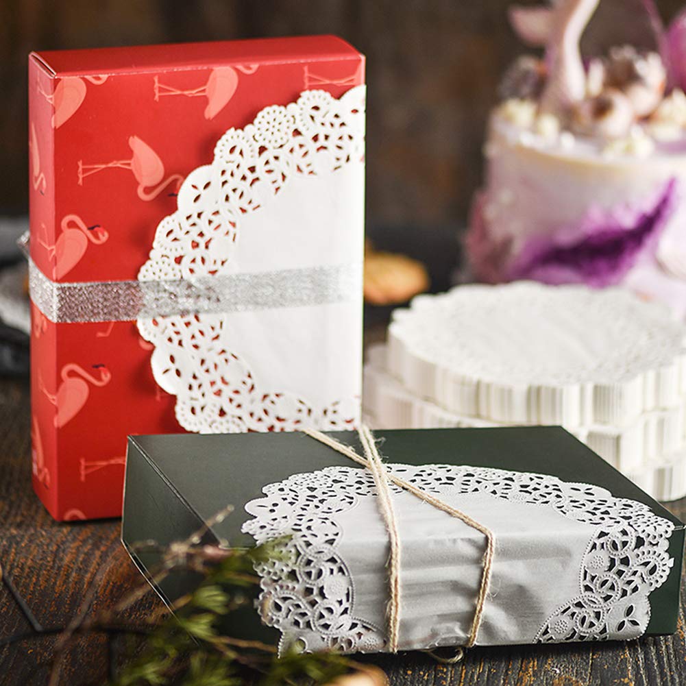 108 PCS Paper Lace Doilies Combo, Pack 36 each 6.5\